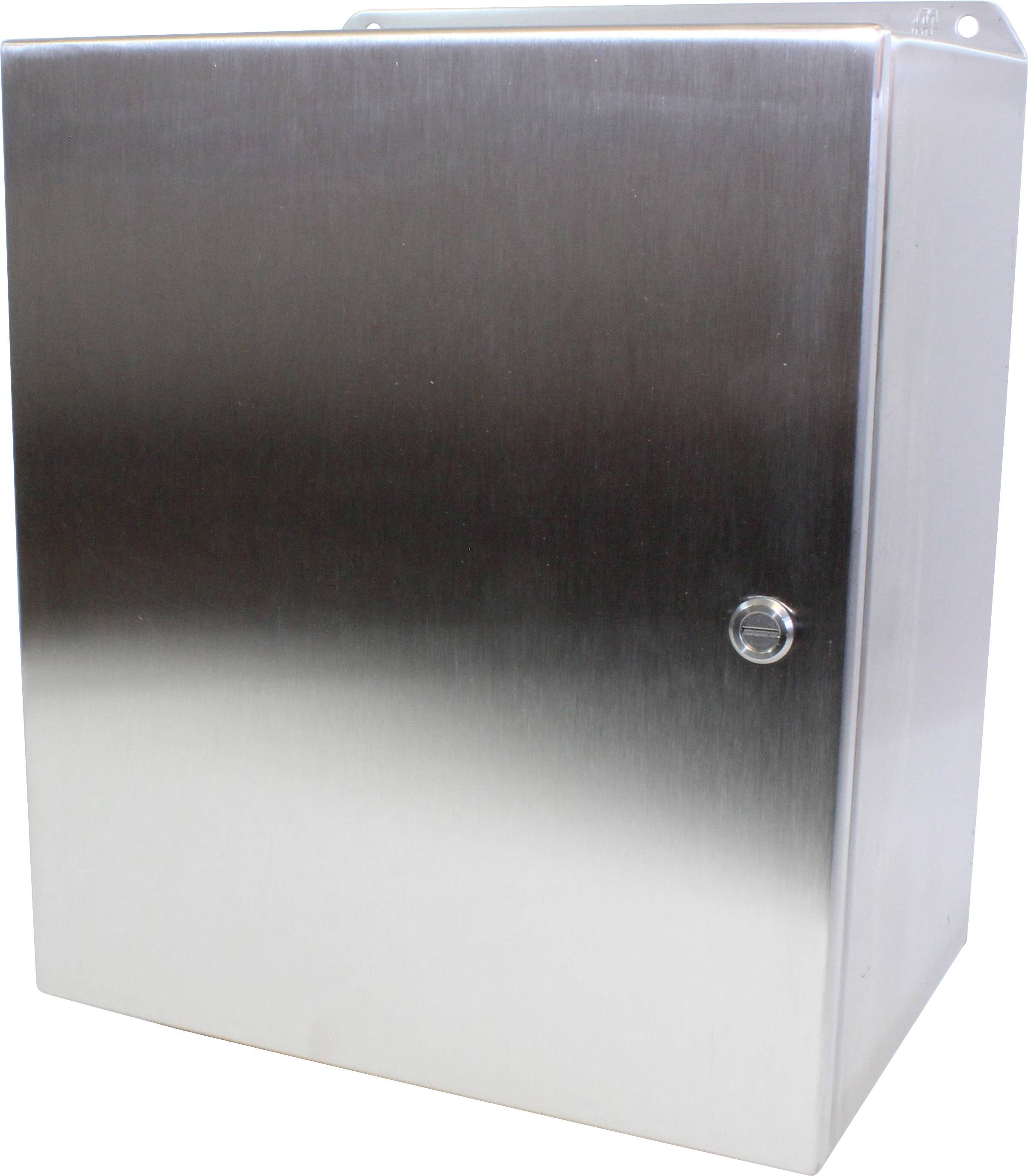 Hammond Electronics Wand-Gehäuse 356 x 305 x 203 Edelstahl Edelstahl 1 St.