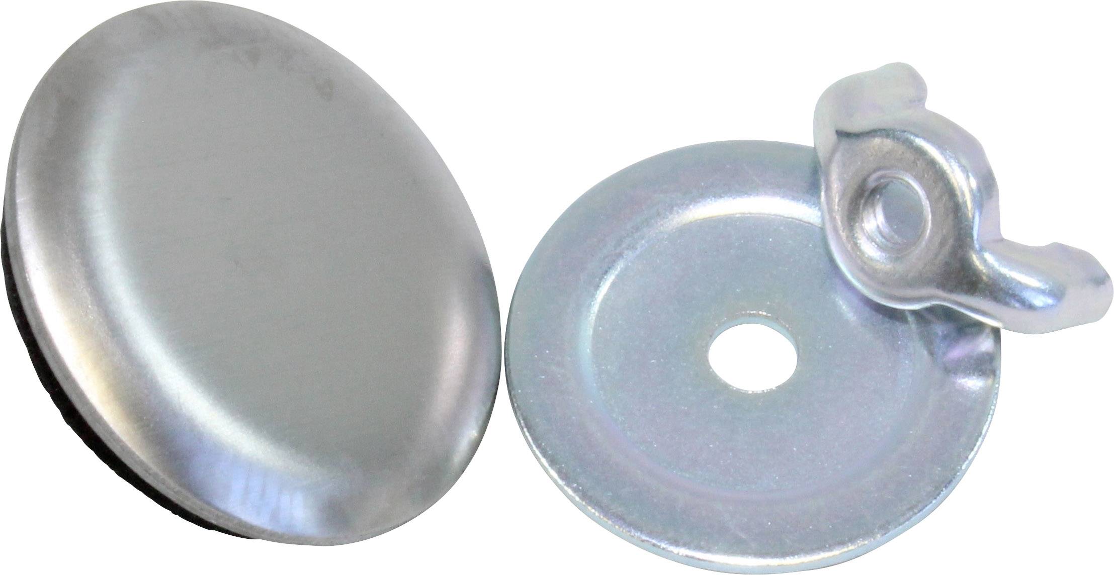 Hammond Electronics Lochstopfen Edelstahl Edelstahl (Ø x H) 35 mm x 12 mm 1 St.