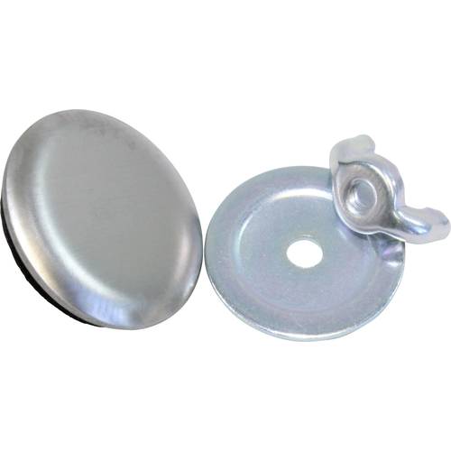 Hammond Electronics Lochstopfen Edelstahl Edelstahl (Ø x H) 35 mm x 12 mm 1 St.