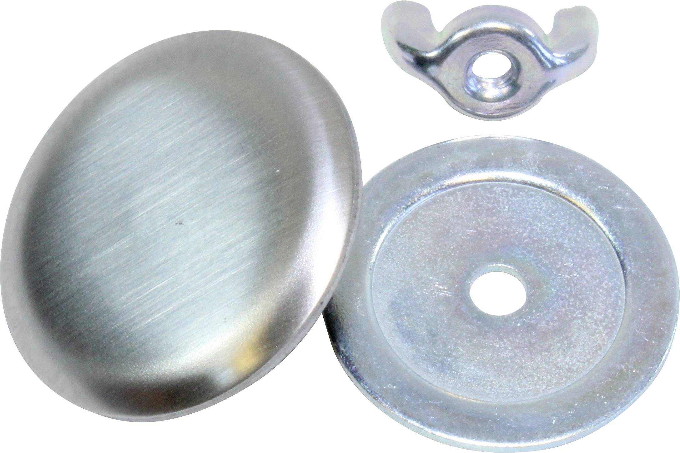 Hammond Electronics Lochstopfen Edelstahl Edelstahl (Ø x H) 40 mm x 14 mm 1 St.