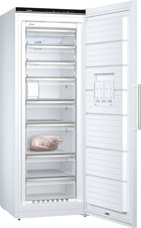 Siemens Hausgeräte GS58NAWDV Gefrierschrank EEK: D (A - G) 365 l Standgerät Weiß