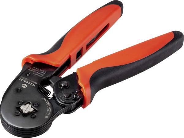 TOOLCRAFT  TO-6851883 Crimpzange  Aderendhülsen 0.25 bis 10 mm²