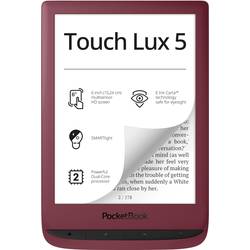 Image of PocketBook Touch Lux 5 RubyRed eBook-Reader 15.2 cm (6 Zoll) Ruby, Rot