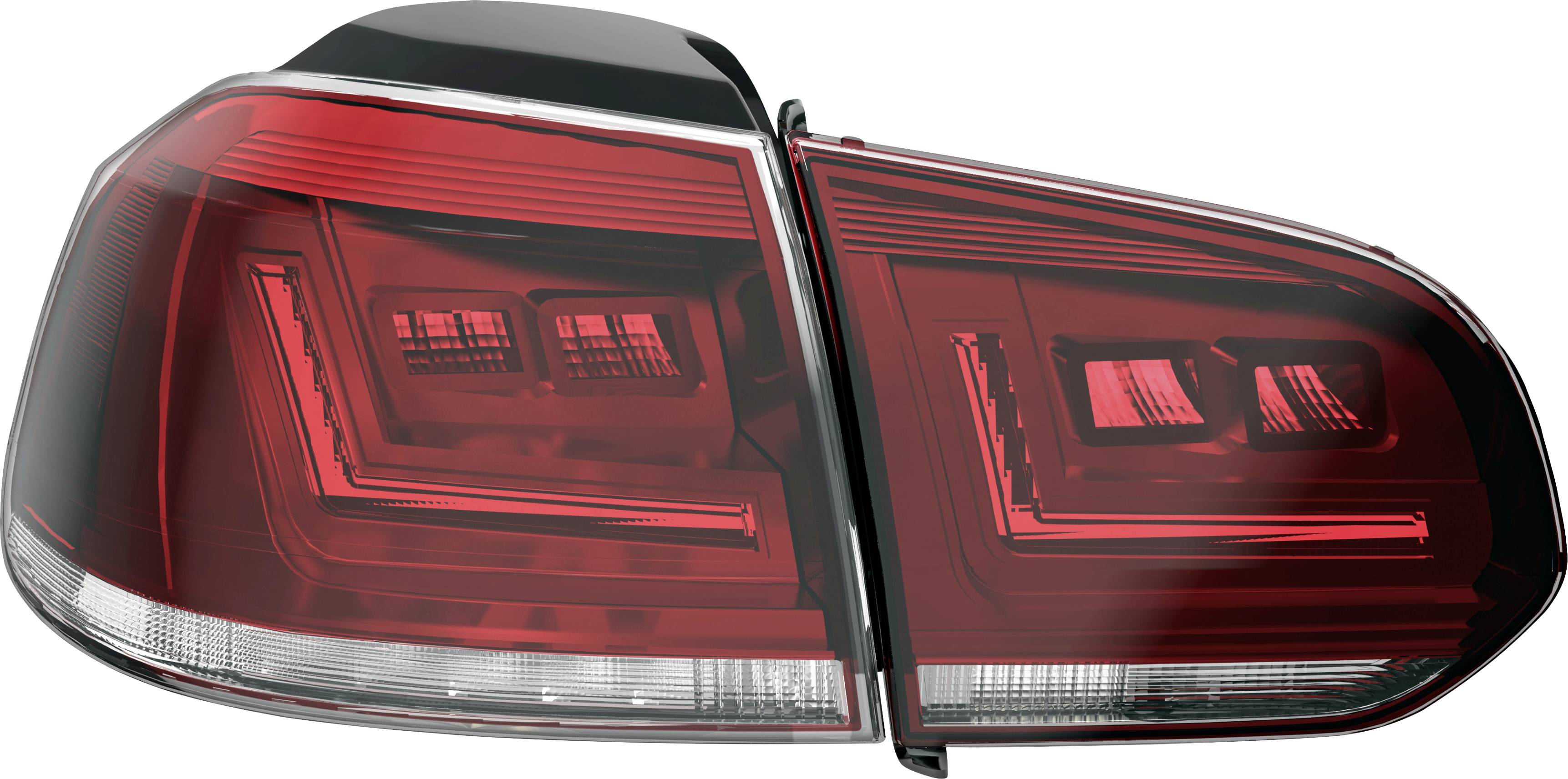 Osram Voll LED Rückleuchten für VW Golf 6 VI 08-12 Laufblinker LEDTL102-CL