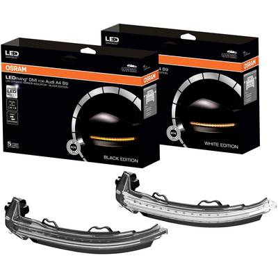 Zwei Osram LED-Fahrlichter für Audi A4 B9, eine in schwarzer, die andere in weißer Ausführung, jeweils in Originalverpackung.