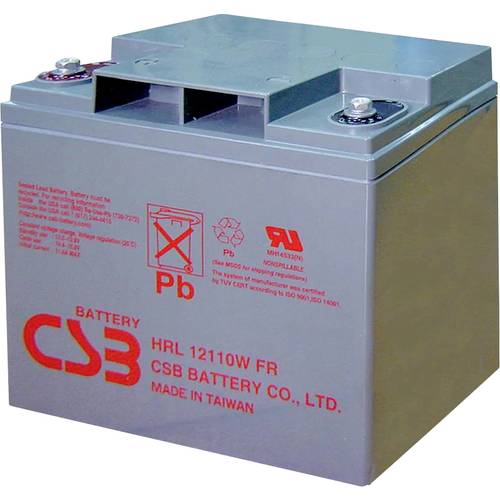 CSB Battery HRL 12110W high-rate longlife HRL12110W-FR Bleiakku 12 V 28 Ah Blei-Vlies (AGM) (B x H x T) 166 x 175 x 125 ...