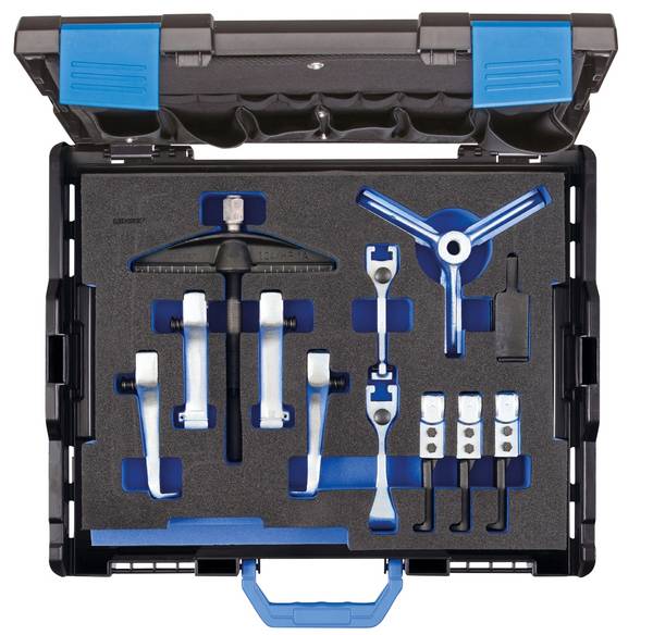Gedore 2838362 Abzieher-Set Spannbereich (Details) 130 mm Anzahl Haken 9