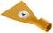 Ein orangefarbener Fliesenhammer mit einem Pinguin-Logo und der Aufschrift 'Schopf Singe 1881'.