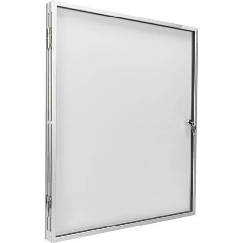 magnetoplan Schaukasten 1215200 Verwendung für Papierformat: 9 x DIN A4 Innenbereich 1215200 Aluminium Weiß 1 St.