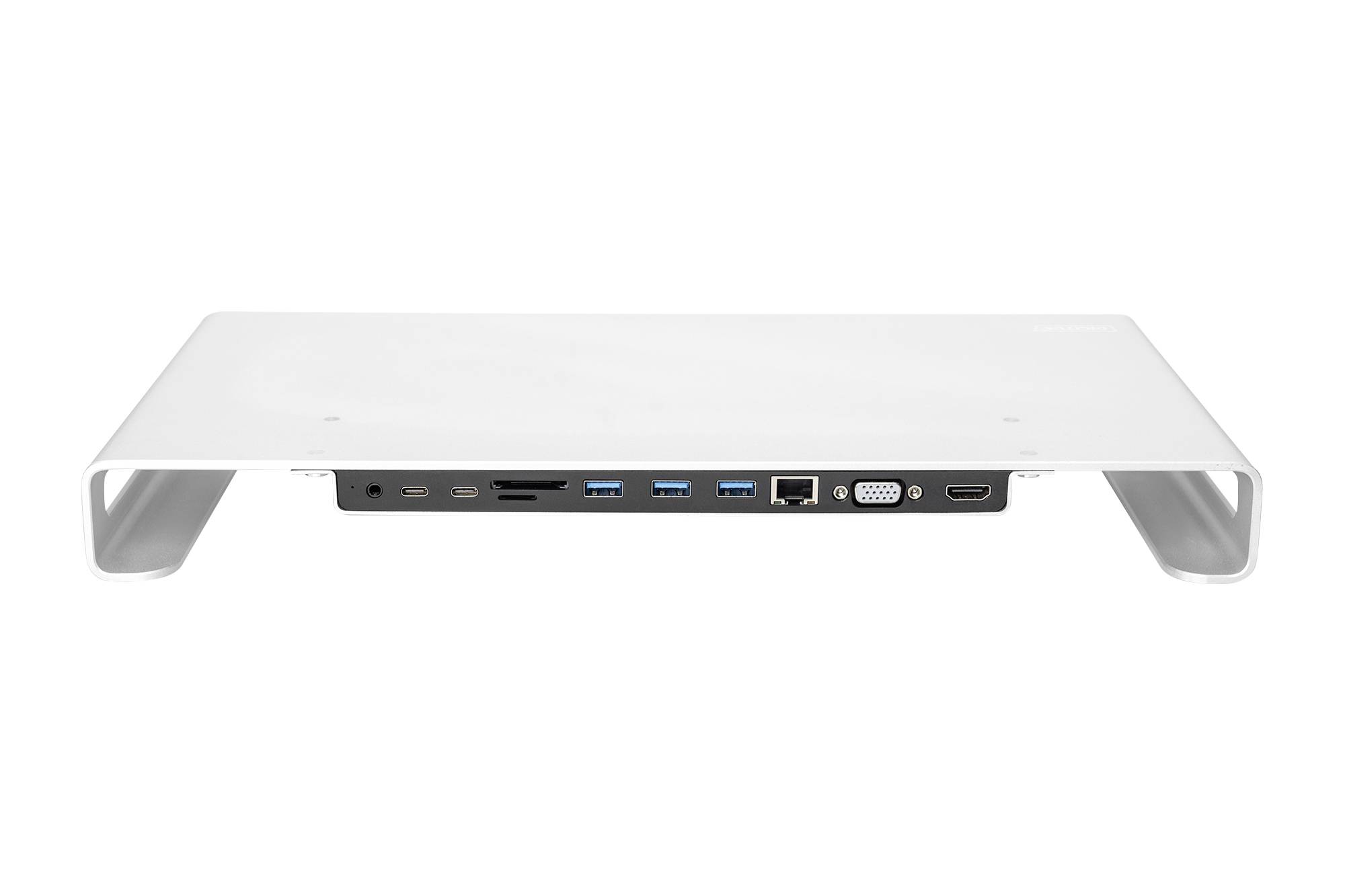 USB-C Docking Station 11-in-1 mit Aluminium Monitorerhöhung-5