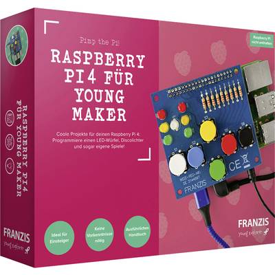 Franzis Verlag 67126  Programmieren, Raspberry Pi Programmierplatine ab 14 Jahre 