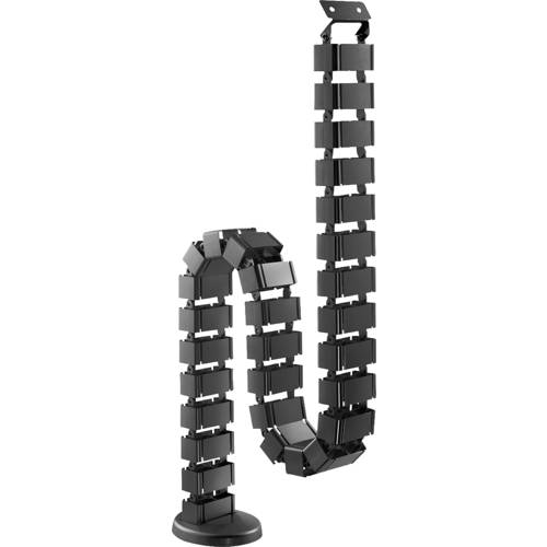 Digitus Kabel-Bündelschlauch 130 cm ABS Kunststoff, Metall Schwarz flexibel (L x B x H) 130 x 6.7 x 3.5 cm 1 St. DA-9050...