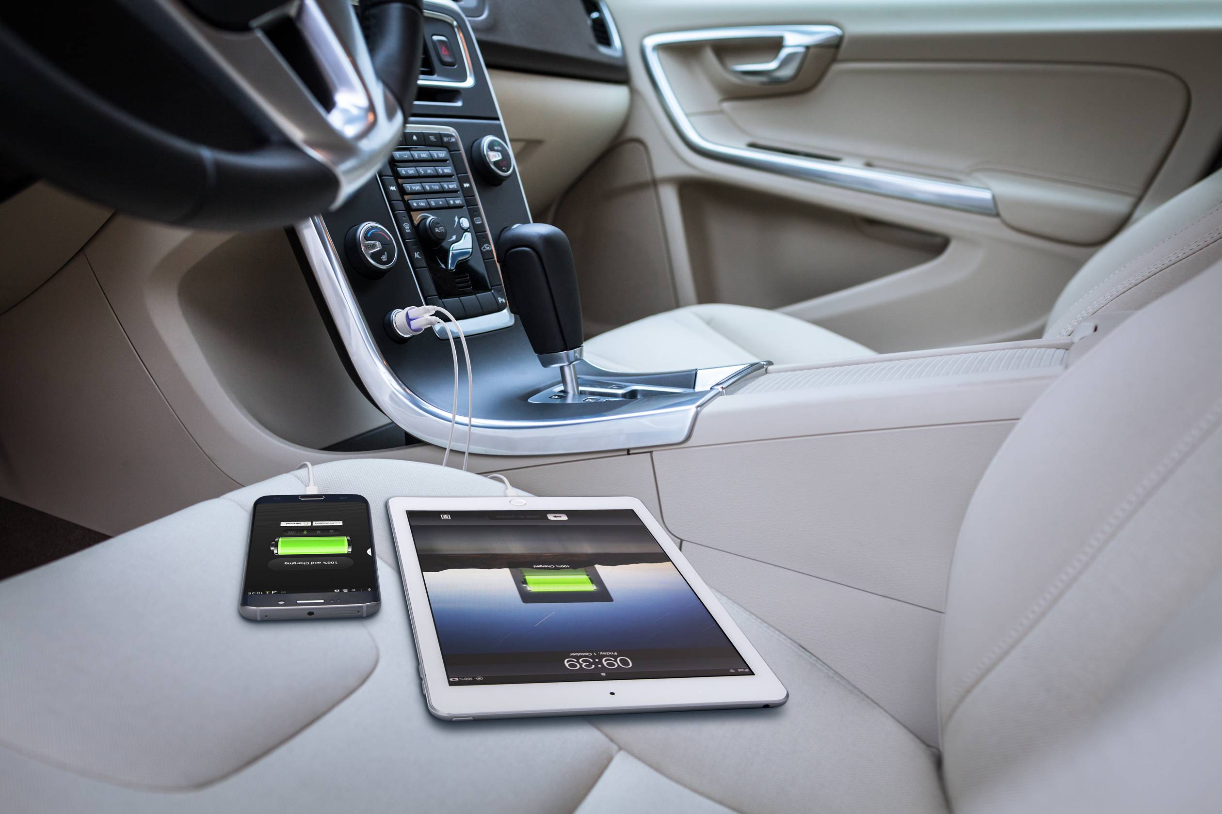 USB Ladegeräte für den Zigarettenanzünder