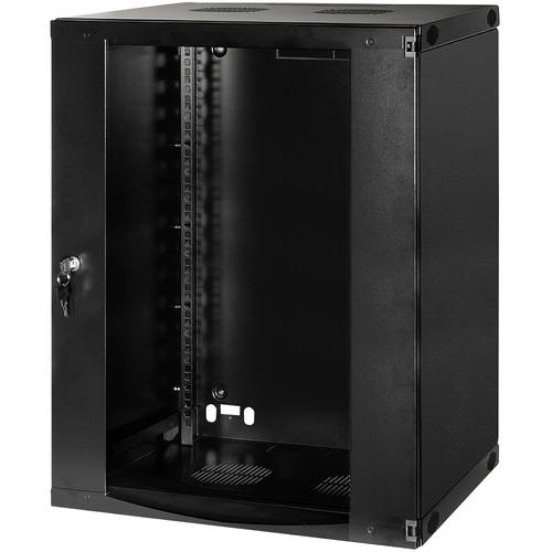 LogiLink W15F64B 19 Zoll Wandgehäuse (B x H x T) 540 x 725 x 450 mm 15 HE Schwarzgrau (RAL 7021)