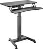 LogiLink Stehtisch EO0014 Schwarz EO0014 Farbe der Tischplatte: Schwarz elektrisch höhenverstellbar, ergonomisch, Tastaturablage (ausziehbar) max. Höhe: 1.22 cm