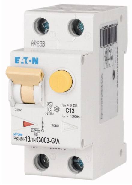 Eaton Y7-182891 PKNM-13/1N/C/003-G/A-MW FI-Schutzschalter A 2polig 13 A 0.03 A 230 V-1