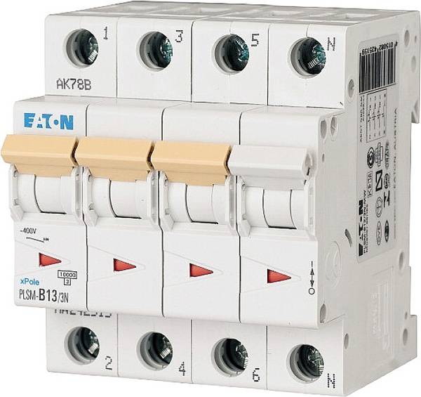Eaton Y7-242515 PLSM-B13/3N-MW Leitungsschutzschalter 3polig 13 A 400 V/AC