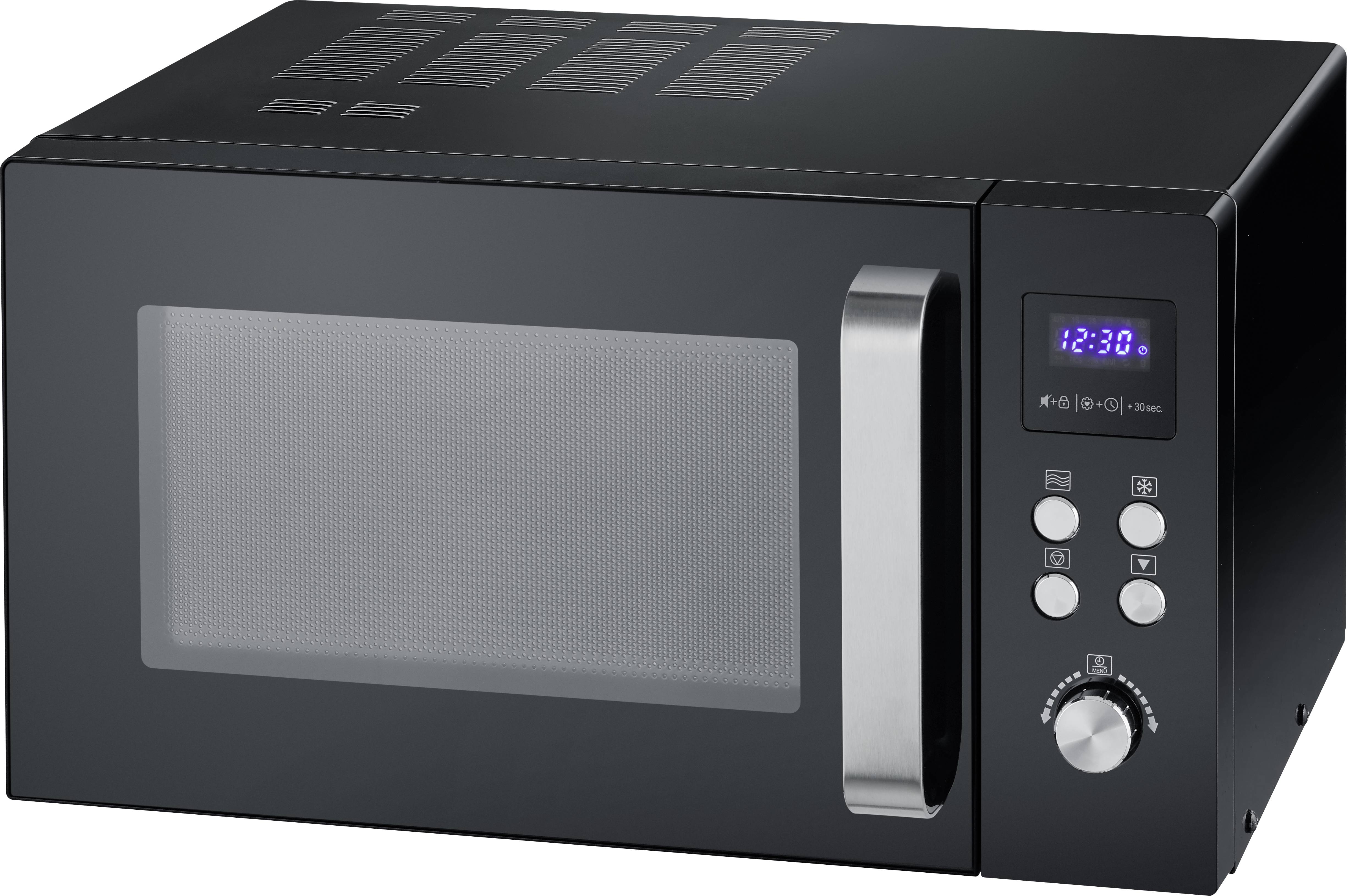 Severin 7756 Mikrowelle Schwarz, Edelstahl 900 W mit Display Samsung MG23K3614AWEG Mikrowelle 800 W Grillfunktion