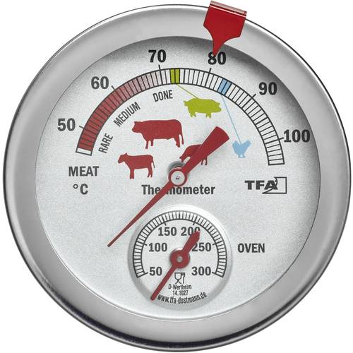 TFA Dostmann 14.1027 Analoges Braten- / Ofenthermometer 14.1027