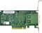 Eine grüne PCIe-Netzwerkkarte mit zwei Anschlüssen und integrierter Schaltkreiselektronik. Sie bietet Netzwerkanbindung für Computer.