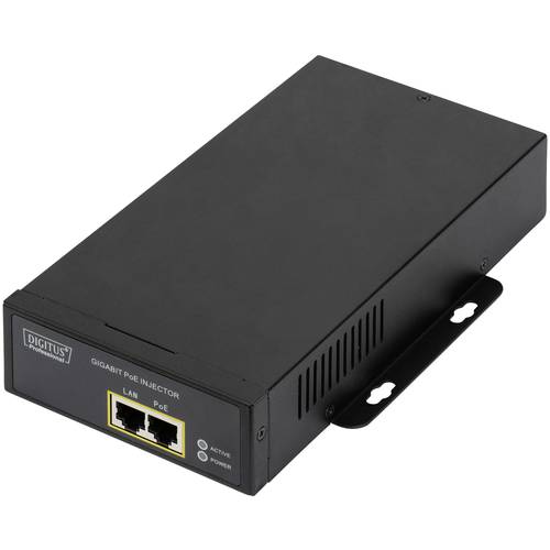 Digitus DN-95107 PoE Injektor 1 GBit/s IEEE 802.3af (12.95 W), IEEE 802.3at (25.5 W)