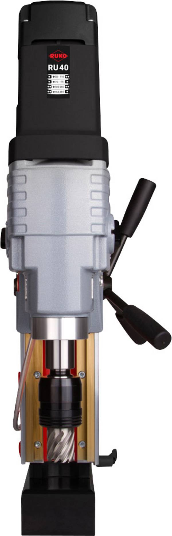 RUKO RU40 Magnetbohrmaschine 1800 W Gesamt-Höhe 642 mm 230 V