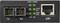 '10/100/1000M Medienkonverter mit TX-, RX-Ports und RJ-45-Steckplatz. Status-LEDs zeigen Power, Link/Act und FDX/COL Funktionshinweise.'