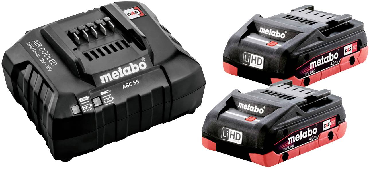 METABO 685191000 Werkzeug-Akku und Ladegerät 18 V 4 Ah LiHD (685191000)