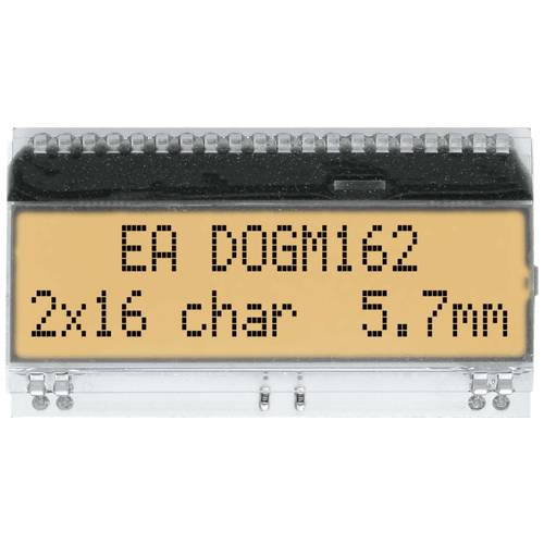 Thumbnail - DISPLAY VISIONS 7-Segment-Anzeige Weiß 5.57 mm 3.3 V, 5 V Ziffernanzahl: 2 EADOGM162W-A