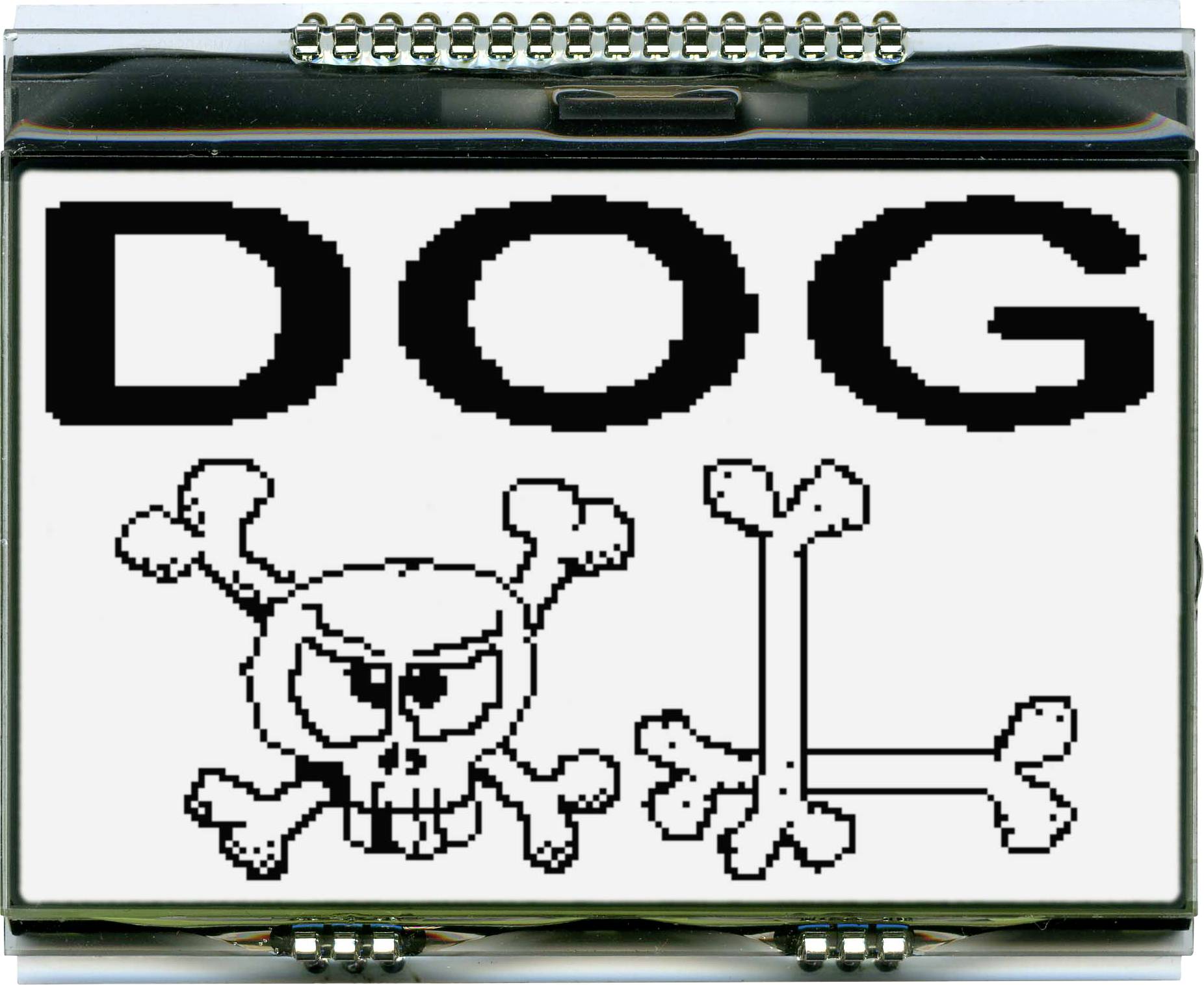 DISPLAY VISIONS LCD-Display (B x H x T) 78 x 64 x 2.8 mm