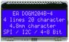 DISPLAY VISIONS 7-Segment-Anzeige Blau 4.80 mm 3.3 V, 5 V Ziffernanzahl: 4 EADOGM204B-A
