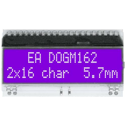 DISPLAY VISIONS 7-Segment-Anzeige Blau 5.57 mm 3.3 V, 5 V Ziffernanzahl: 2 EADOGM162B-A