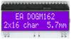 DISPLAY VISIONS 7-Segment-Anzeige Blau 5.57 mm 3.3 V, 5 V Ziffernanzahl: 2 EADOGM162B-A