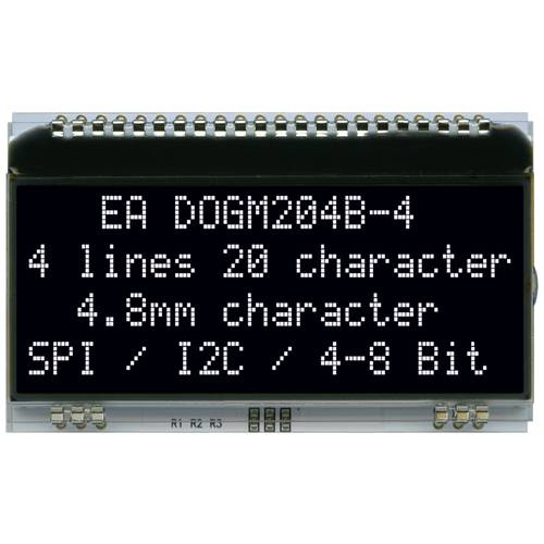 DISPLAY VISIONS 7-Segment-Anzeige 4.80 mm 3.3 V, 5 V Ziffernanzahl: 4 EADOGM204S-A
