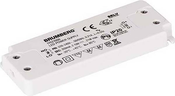 Brumberg 17621000 LED-Konverter 21 W 350 mA 59 V nicht dimmbar