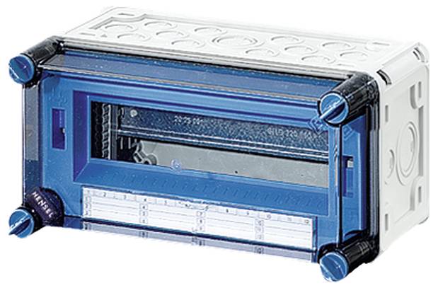 Hensel 2000611 Mi 1115 Kleinverteiler Aufputz Anzahl Teilungen = 12 Anzahl Reihen = 1 Inhalt 1 St.