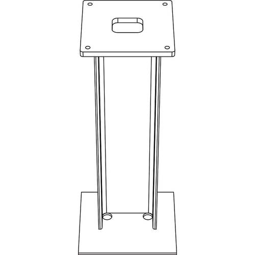 Siedle 200041025-00 ZE/STL 168 x 168 Stützpfosten Stahl nicht rostend Edelstahl
