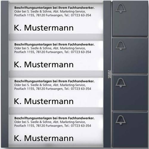 Thumbnail - Siedle 210004910-00 Türsprechanlagen-Zubehör Funktionsmodul Anthrazit
