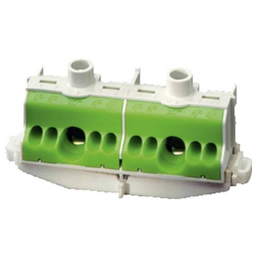 Hensel 26001205 PE-Klemme Schrauben, Steckanschluss Grün, Gelb 1 St.