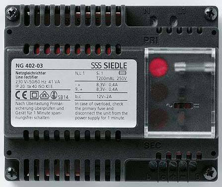 Siedle 200033590-00 Accessoire pour interphone Bloc dalimentation multicolore