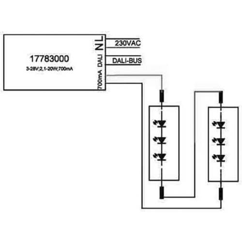 Thumbnail - Brumberg 17783000 LED-Konverter 20 W 700 mA 28 V dimmbar