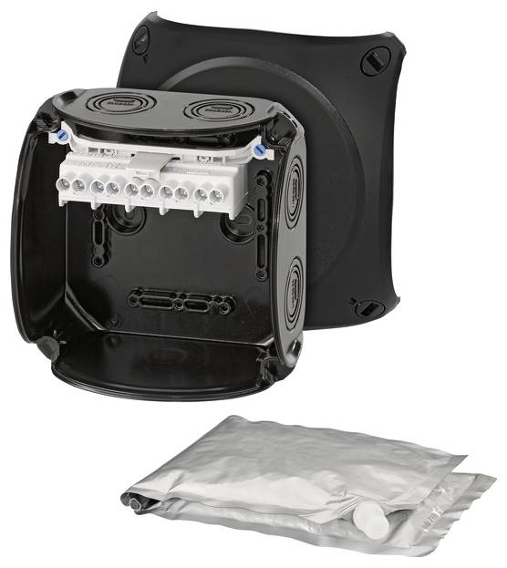 Hensel 62000106 Verdeeldoos Halogeenvrij, Verzegelbaar, Weerbestendig (l x b) 130 mm x 130 mm 1 stuk(s)