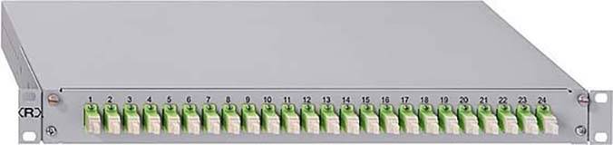Rutenbeck 12xLC-D OM5 grün LWL-Spleißbox LC 1 HE