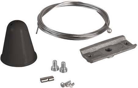 Brumberg 67168150 88115080 Seilabhängung Aluminium (Ø x L) 40 mm x 2000 mm 1 St.