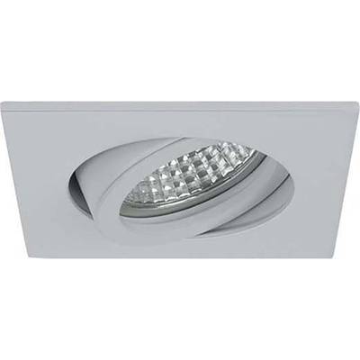 Quadratische, einstellbare LED-Einbauleuchte in grauem Gehäuse, geeignet für gezielte Beleuchtung.