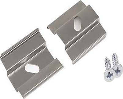 Metallverbindungen mit zwei Schrauben, bestimmt für Befestigungsanwendungen.