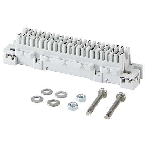 Hensel 26001227 Hensel Fernmelde-Anschlussleiste LSA-Plus 10DA FK 5110 Grau Inhalt: 1 St.