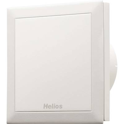 Quadratisches, weißes Lüftungsgitter mit der Aufschrift 'Helios', seitlich angebracht, für Belüftung in Innenräumen.