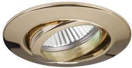 Brumberg 36141050 36141050 Einbauleuchte Halogen GU10 50 W Gold
