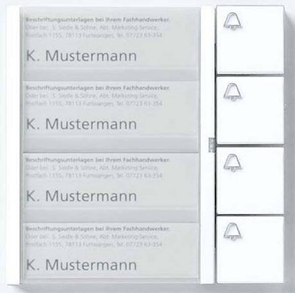 Siedle 200035528-00 Türsprechanlagen-Zubehör  Funktionsmodul  Silber